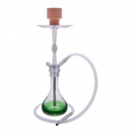 Champ shisha in vetro 55 cm oulmes verde
