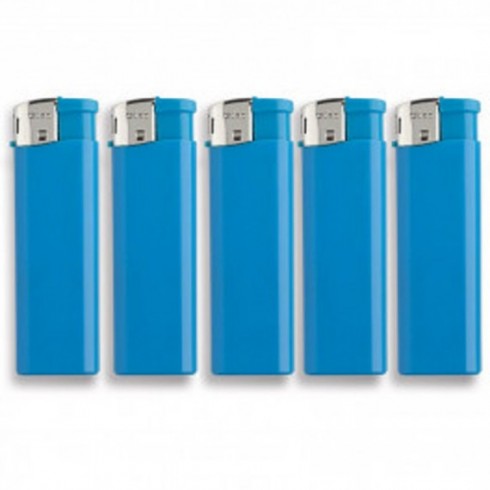 Ciao accendino piezoelettrico ricaricabile solid blue