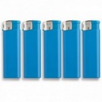 Ciao accendino piezoelettrico ricaricabile solid blue