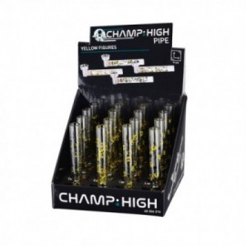 Champ pipa ad acqua in metallo e vetro 9 cm 40506316