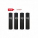 Clipper accendino micro soft touch Nero
