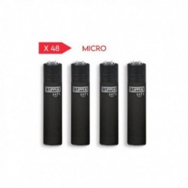 Clipper accendino micro soft touch Nero