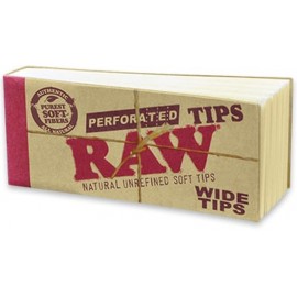 Raw wide tips perforated
