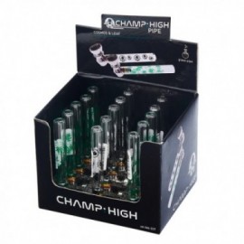 Champ pipa ad acqua in vetro 9 cm 40506037